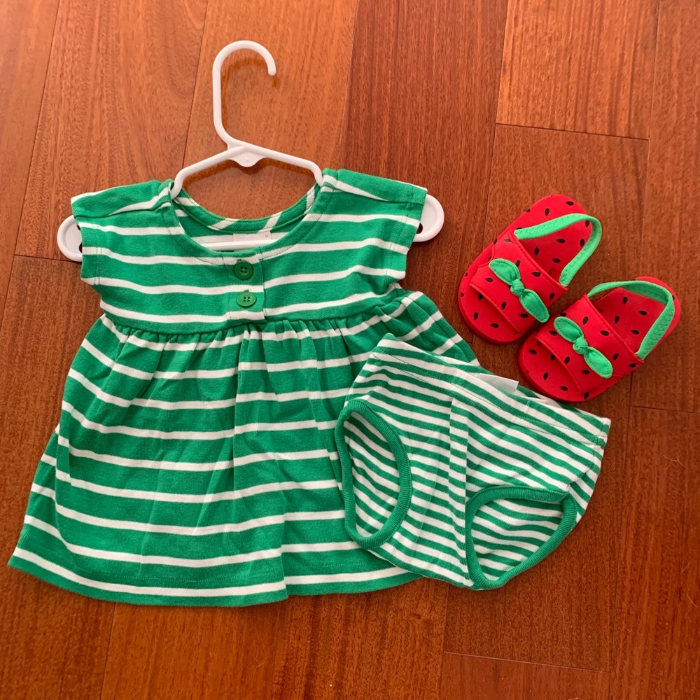 Hanna Dress and Sandals